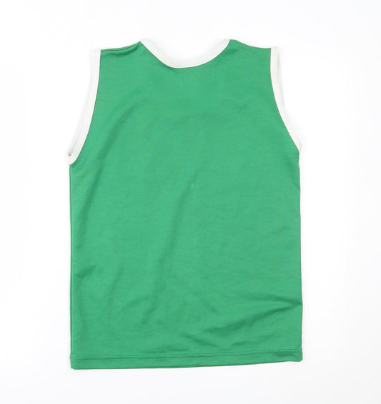 proteam Mens Green Jersey Tank Size XS