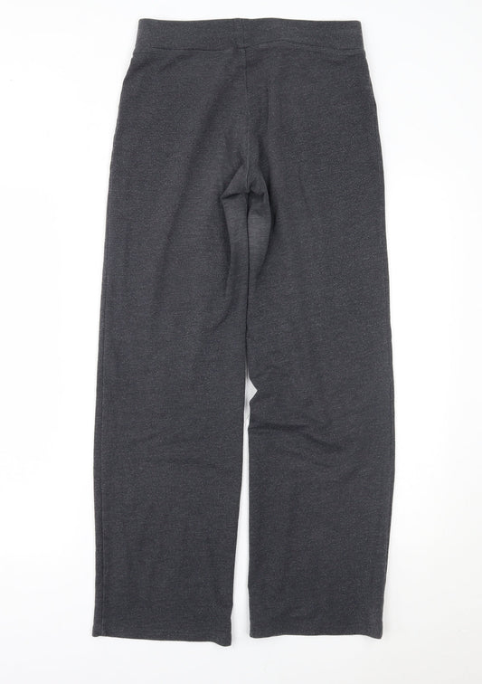 Marks and Spencer Womens Grey Trousers Size 8 L28 in