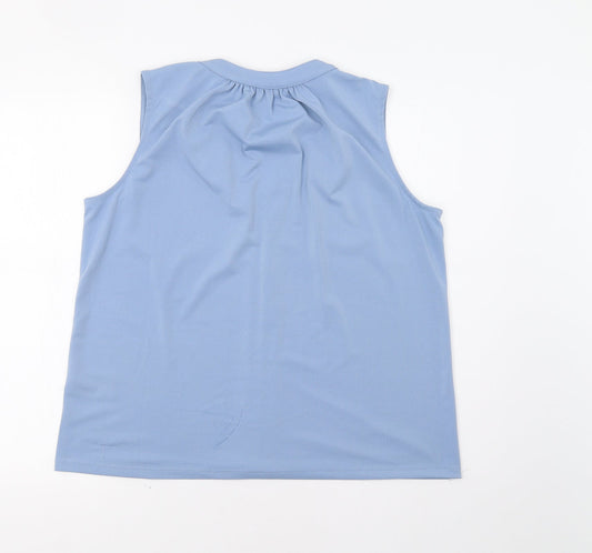 H&M Womens Blue Basic Blouse Size M