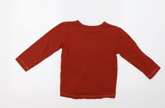 NEXT Boys Brown Basic T-Shirt Size 3 Years