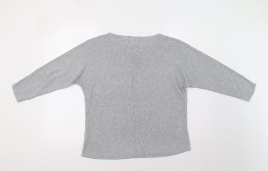 H&M Womens Grey Pullover Jumper Size S