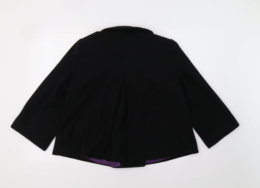 New Look Womens Black Jacket Size 14