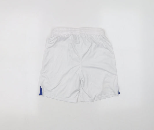 Everton Boys White Sweat Shorts Size 12 Years - EVERTON FC