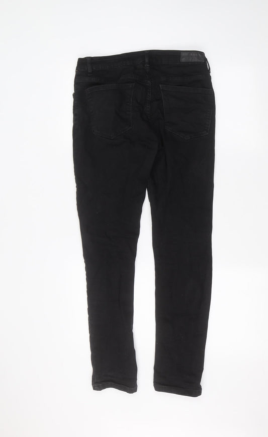 Denim & Co. Womens Black Skinny Jeans Size 30 in L32 in