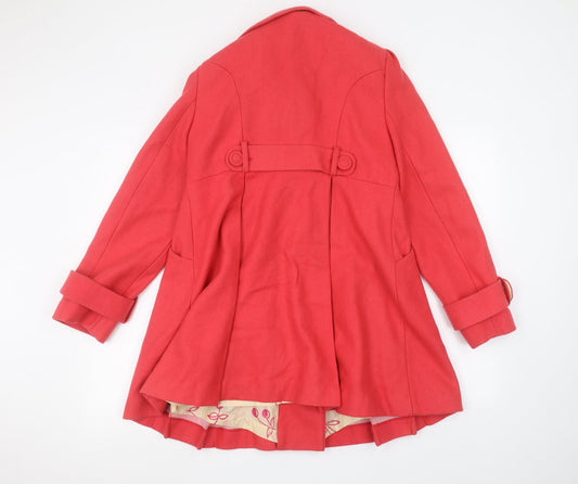 Red Herring Womens Pink Jacket Size 14