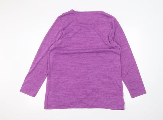 TIGI Womens Pink Pullover Jumper Size 14