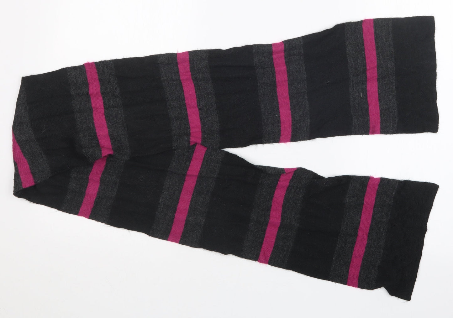 THE RACK LONDON Unisex Multicoloured Striped Scarf
