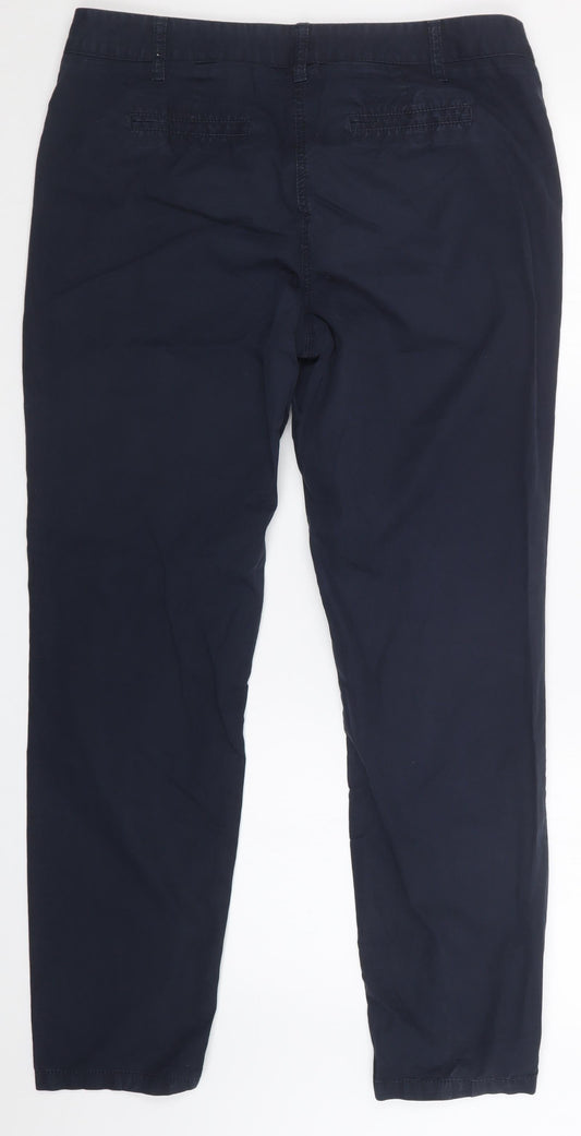 NEXT Womens Blue Trousers Size 12 L29 in