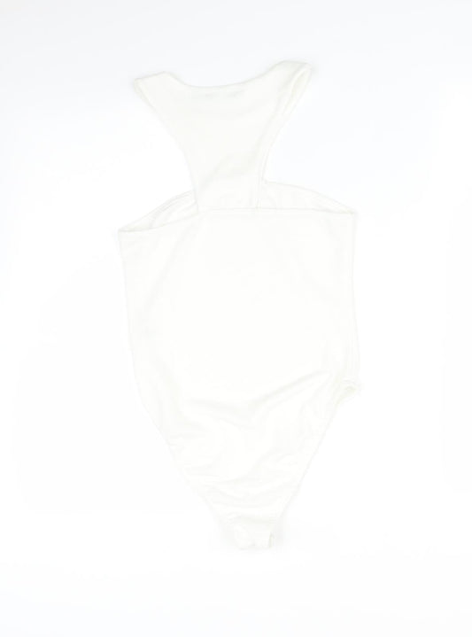I SAW IT FIRST Womens White Playsuit One-Piece Size 10