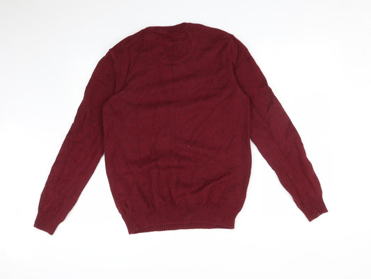 Maine Mens Red Pullover Sweatshirt Size S