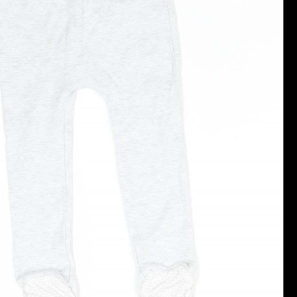 F&F Baby Grey Flecked Trousers Size 9-12 Months
