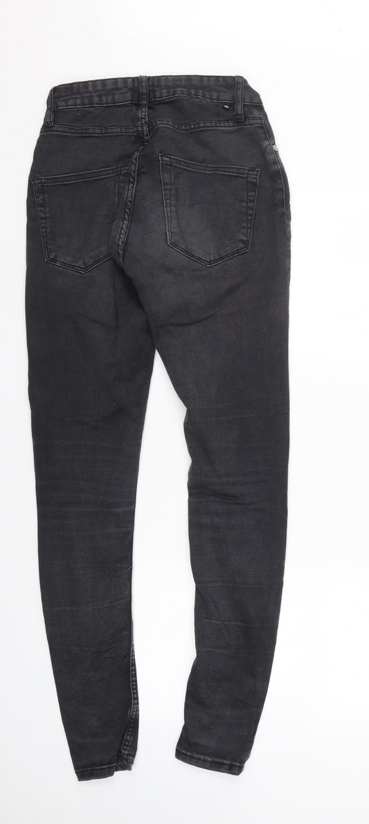 157 Womens Black Denim Skinny Jeans Size S L31 in