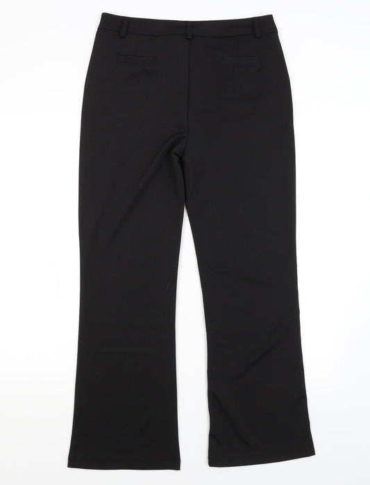 Preworn Womens Black Trousers Size 2XL L28 in