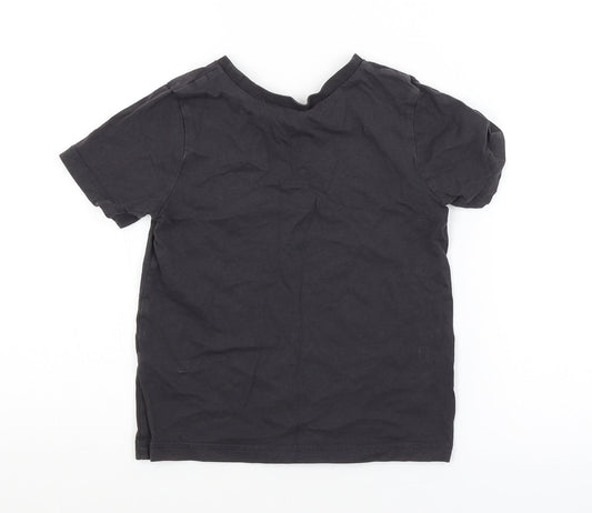 George Boys Grey Basic T-Shirt Size 5-6 Years
