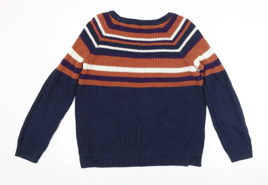 BPC Womens Multicoloured Striped Pullover Jumper Size 8