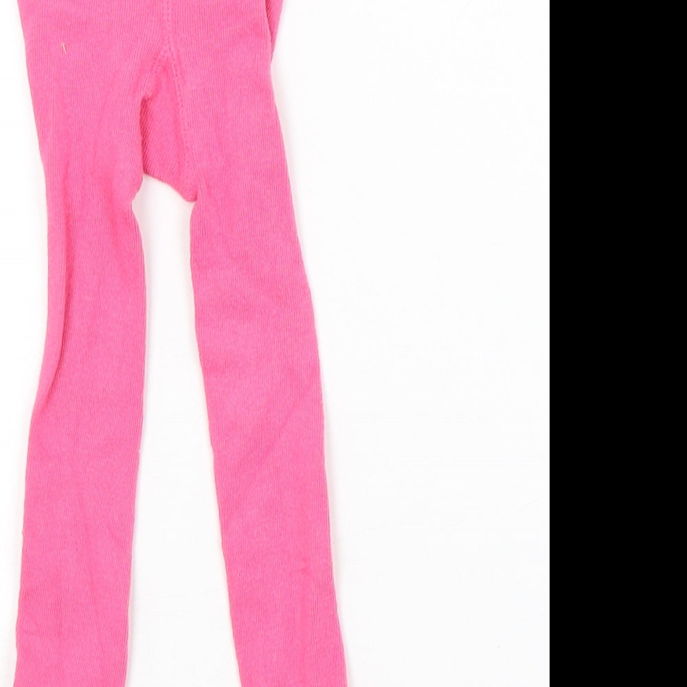 Debenhams Girls Pink Jogger Leggings Size 12-18 Months