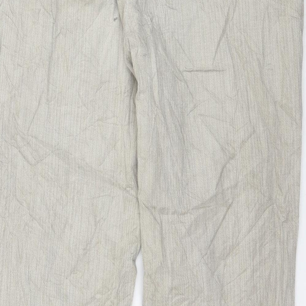 Marks and Spencer Womens Grey Trousers Size 12 L29 in