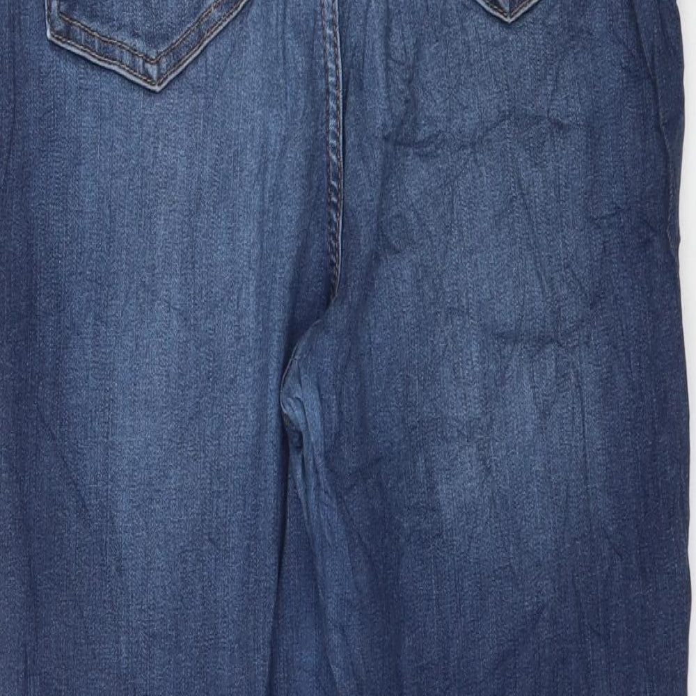 Preworn Womens Blue Denim Skinny Jeans Size 34 in L26 in