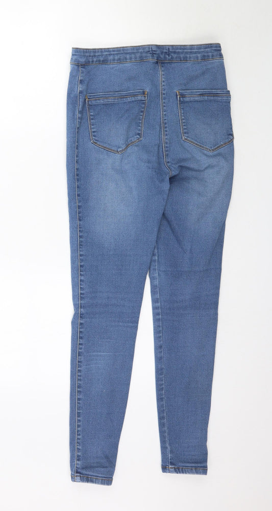 /Denim Womens Blue Denim Skinny Jeans Size 12 L28 in