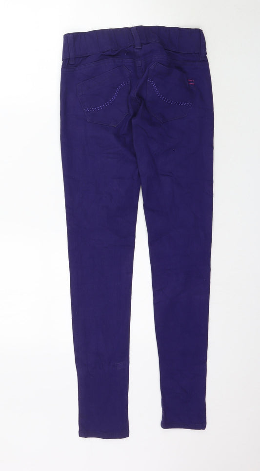 TALLY WEiJL Womens Purple Denim Jegging Jeans Size 8 L31 in