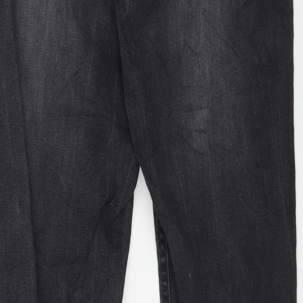 Preworn Womens Black Denim Skinny Jeans Size 30 L32 in