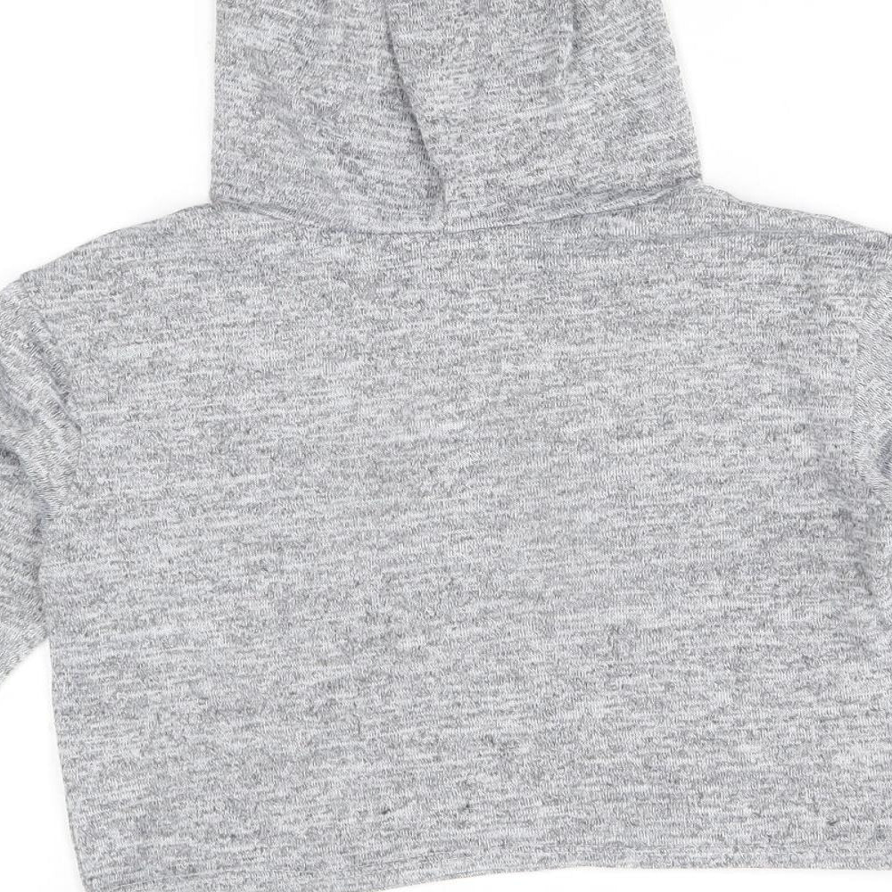 Very Girls Grey Pullover Hoodie Size 9 Years - squad goals