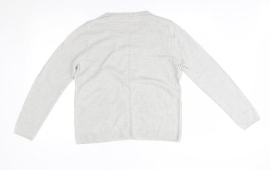 M&S Womens Grey Pullover Jumper Size 14