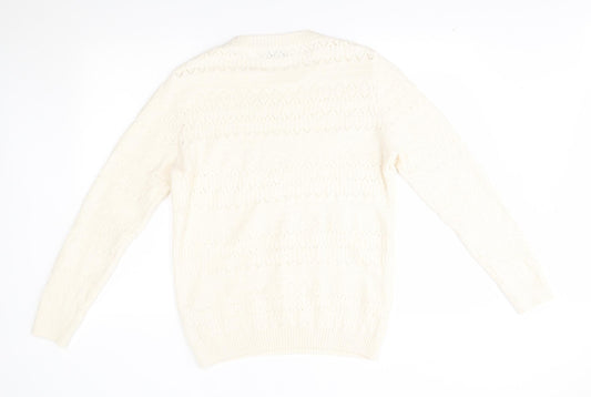 Papaya Womens Beige Pullover Jumper Size 16