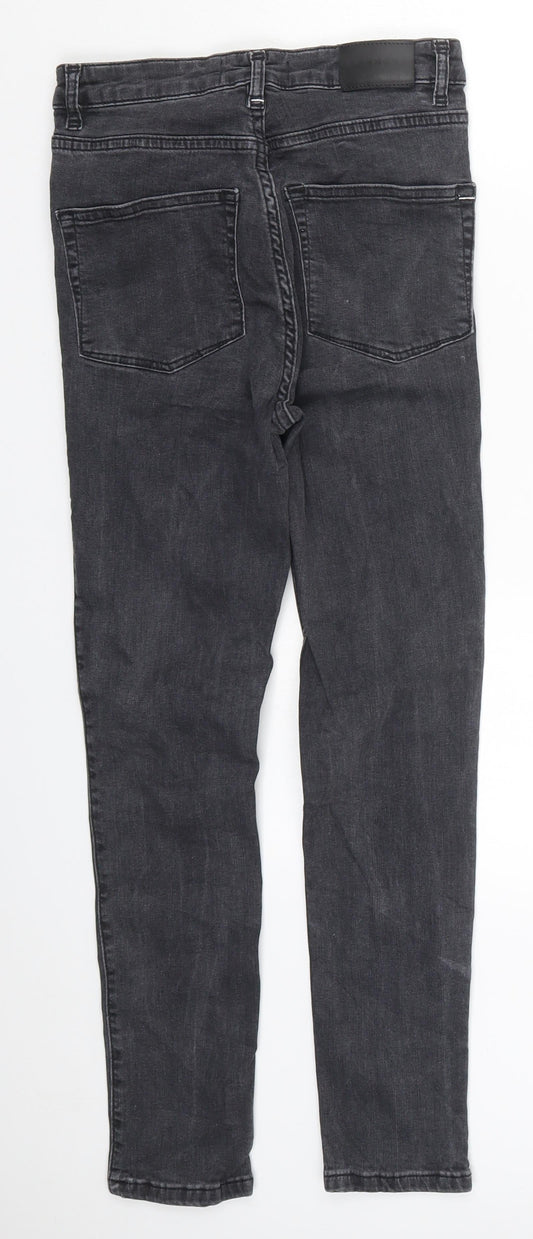 Blanche Womens Grey Denim Skinny Jeans Size 26 in L25 in