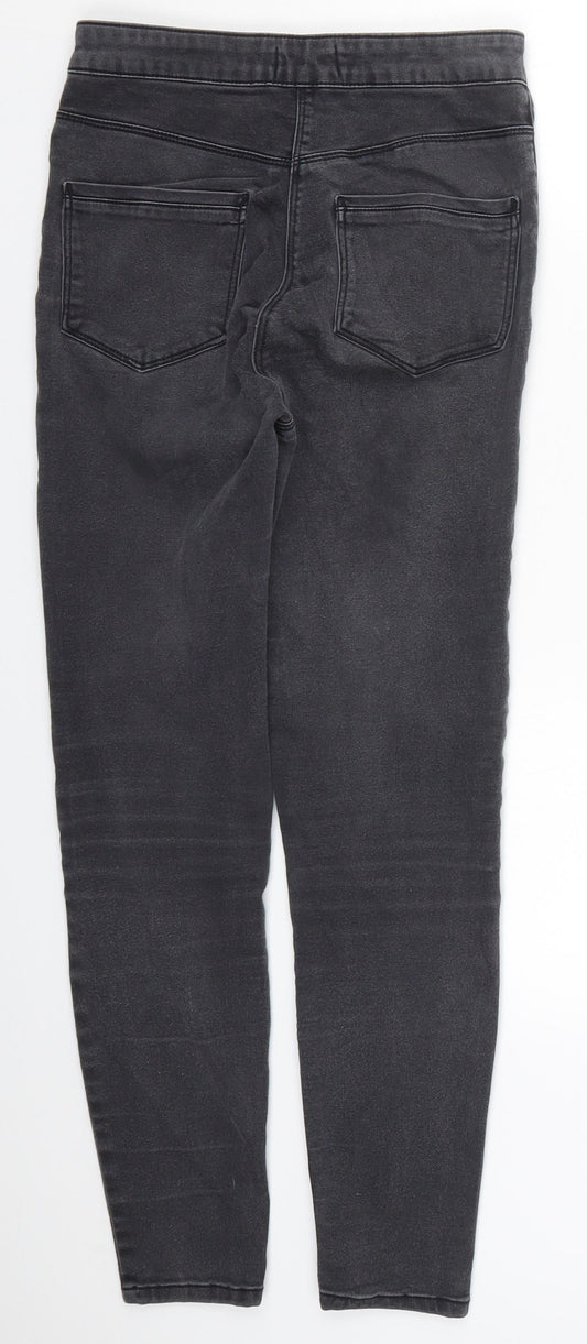 Papaya Womens Grey Denim Skinny Jeans Size 8 L27 in