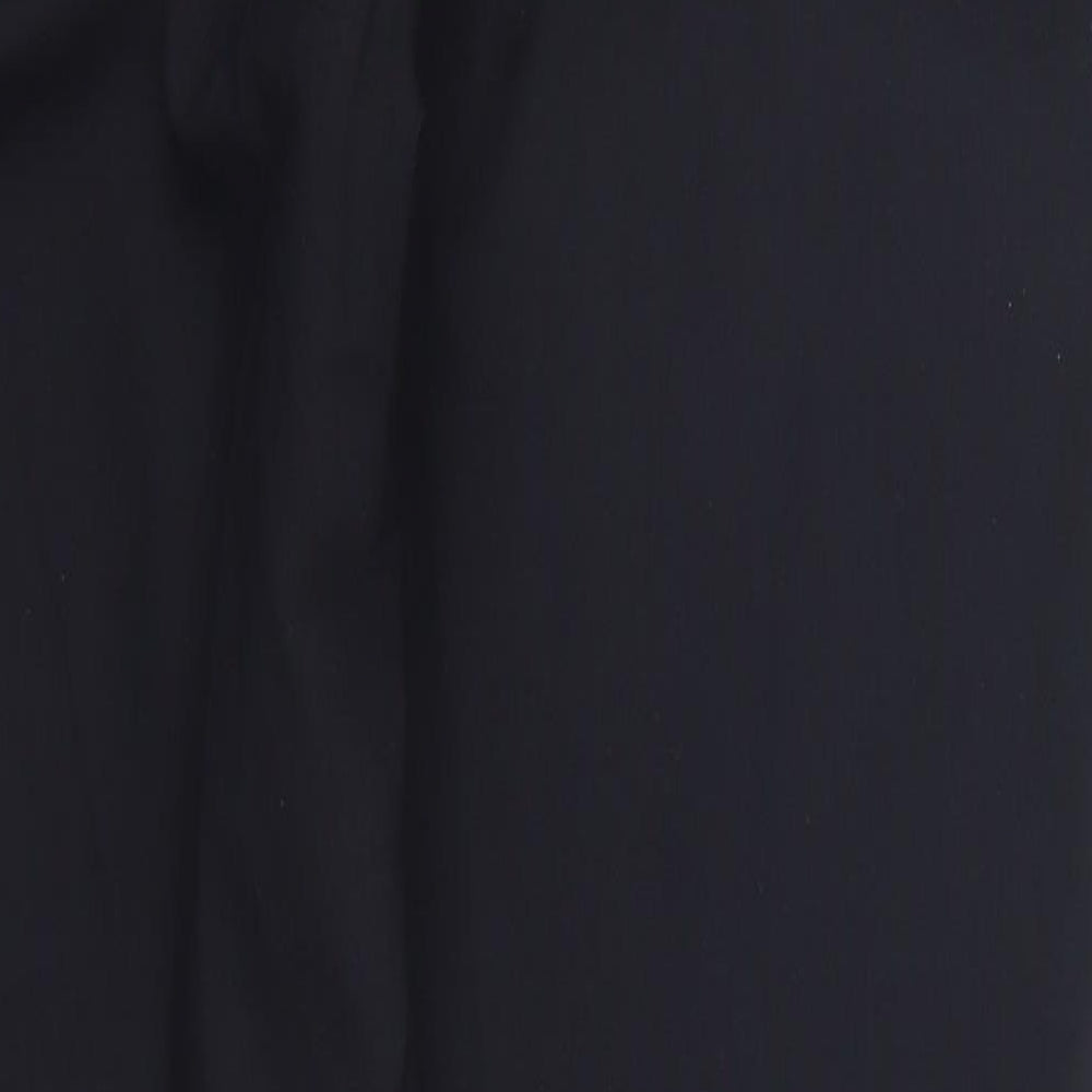Preworn Womens Black Trousers Size 10 L30 in
