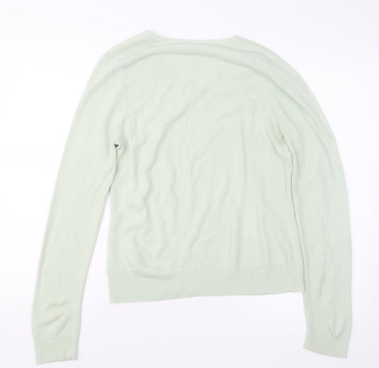 BHS Womens Green Knit Pullover Jumper Size 12