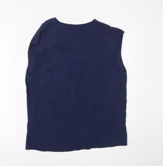 Warehouse Womens Blue Basic Tank Size 12