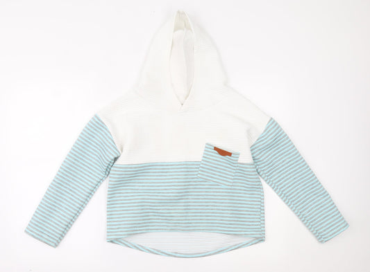 Preworn Womens Blue Pullover Hoodie Size S