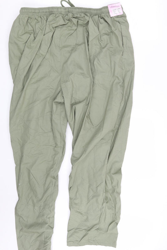 Amalina Womens Green Snow Pants Trousers Size 34 in L29 in