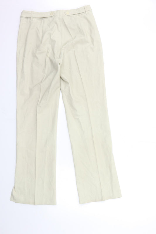STOOTOP Womens Beige Trousers Size 28 in L30 in