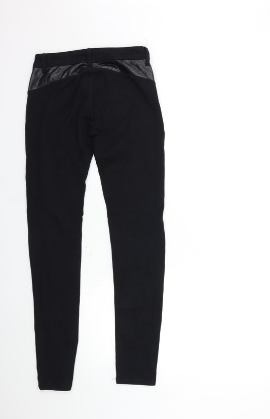 miamoni Womens Black Skinny Jeans Size M L30 in