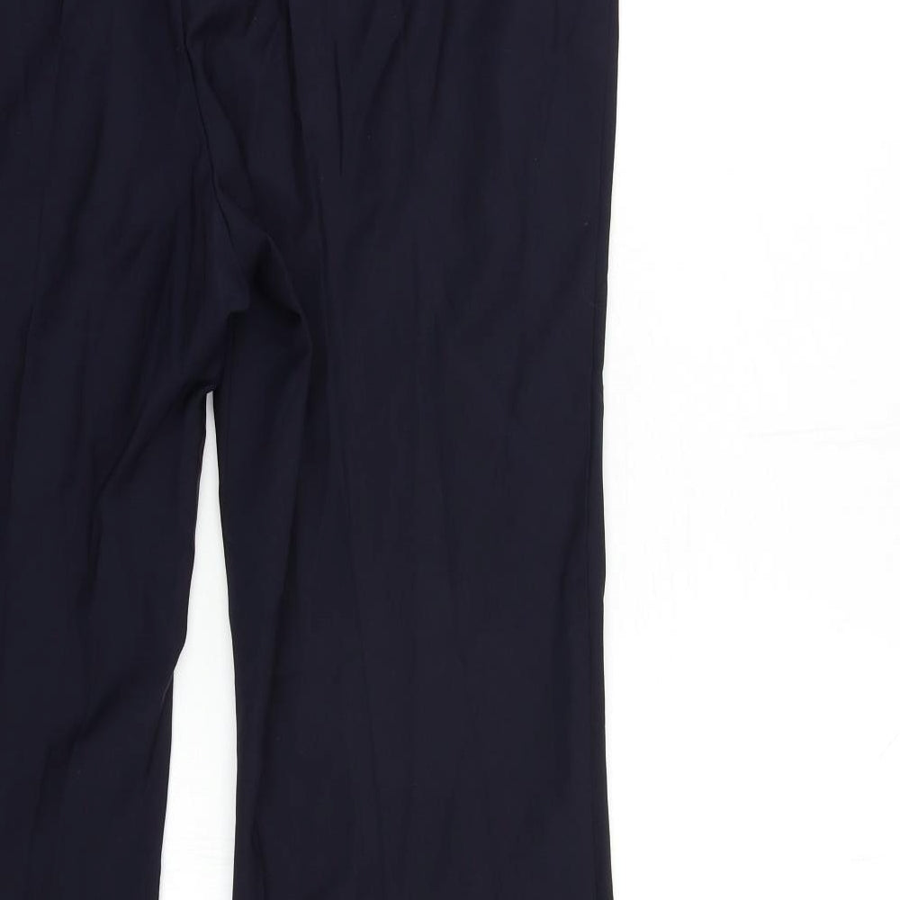 Marks and Spencer Womens Blue Trousers Size 16 L30 in