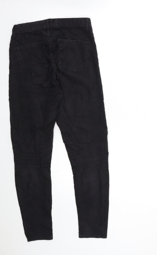 TopSecret Womens Black Denim Jegging Jeans Size 8 L27 in