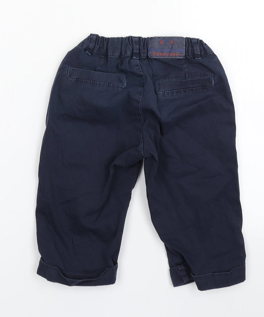 Ronny Boy Boys Blue Cargo Trousers Size 6 Years
