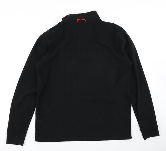 Finden Hales Mens Black Fleece Pullover Sweatshirt Size M