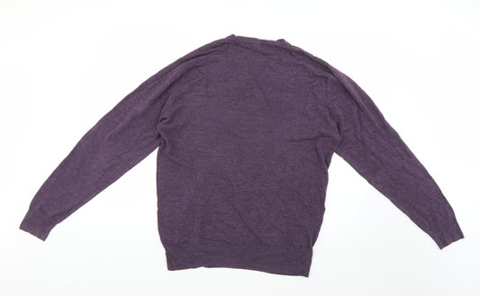 Mens Purple Pullover Jumper Size M