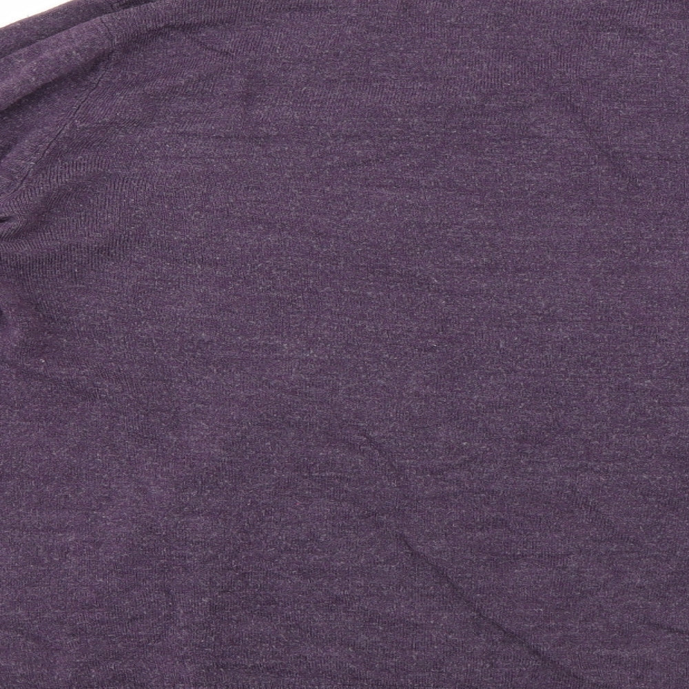 Mens Purple Pullover Jumper Size M