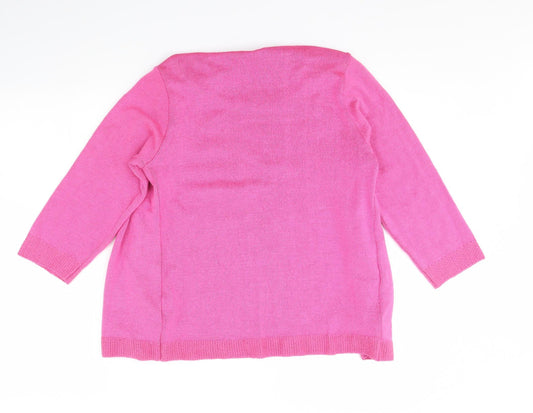 Simply Stock Shop Womens Pink Pullover Jumper Size S