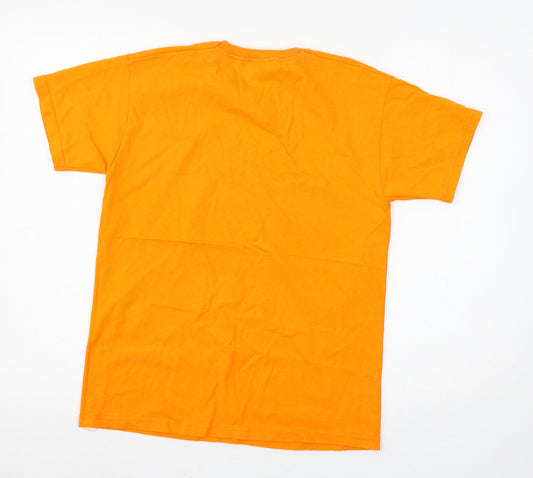Fruit of the Loom Boys Orange Jersey Basic T-Shirt Size 12-13 Years - Afya Sports