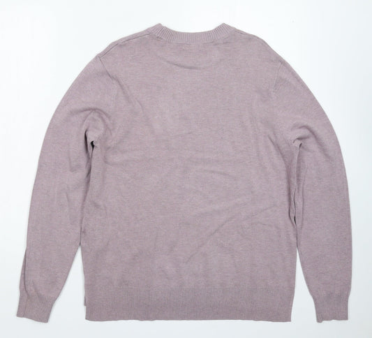 H&M Womens Grey Knit Pullover Jumper Size M