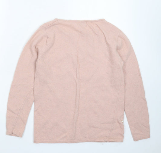 Benedetta B Womens Beige Knit Pullover Jumper Size M