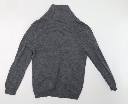 RESERVED Mens Grey Pullover Sweatshirt Size M