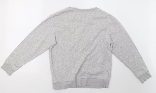 H&M Girls Grey Pullover Sweatshirt Size 13 Years