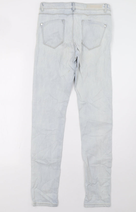 montego Womens Blue Denim Skinny Jeans Size 10 L32 in